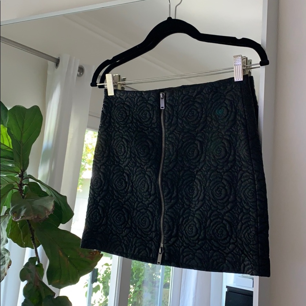 ZARA Quilted mini skirt